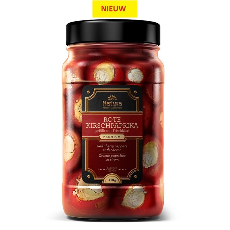 NATURA Rote Kirschpaprika 470g