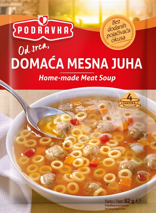 DOMACA MESNA soep 62g *Podravka