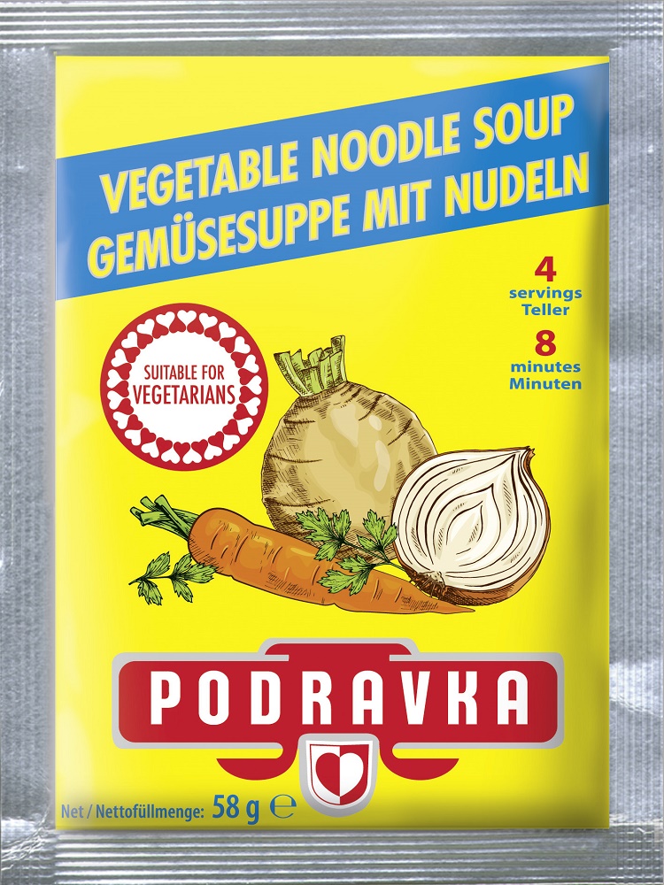Groentesoep met noodles 58g Podravka
