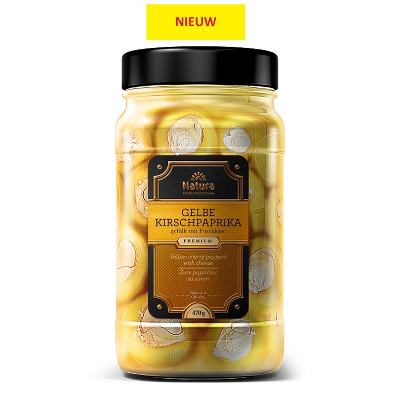 NATURA Gelbe Kirschpaprika 470g