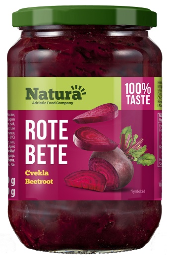Rode bieten 720 ml NATURA