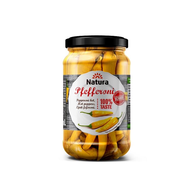 Pfefferoni Scharf 370ml Natura