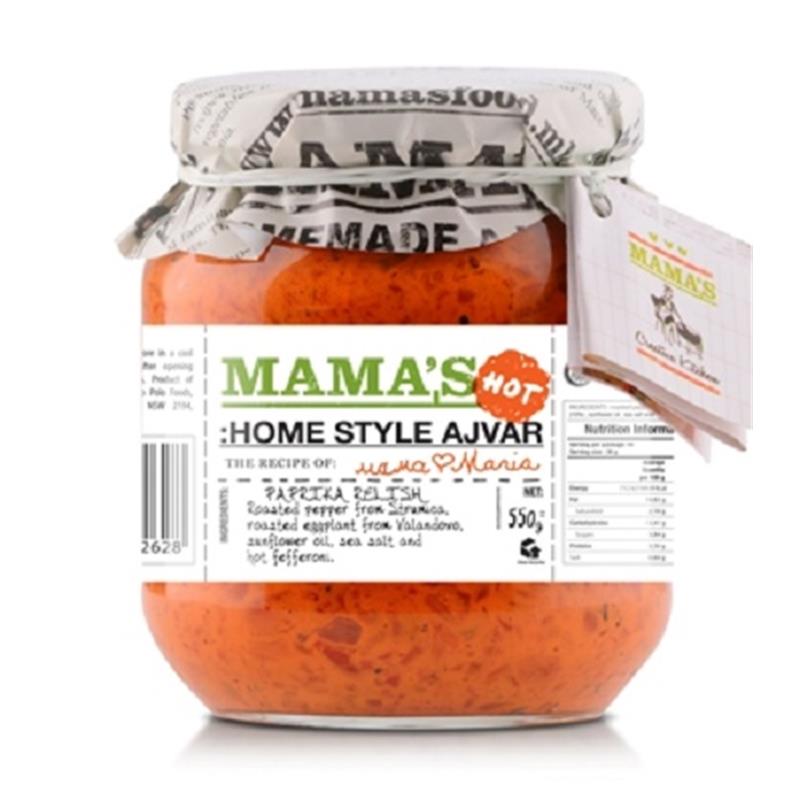 MAMA'S Ajvar 550 ml - pittig