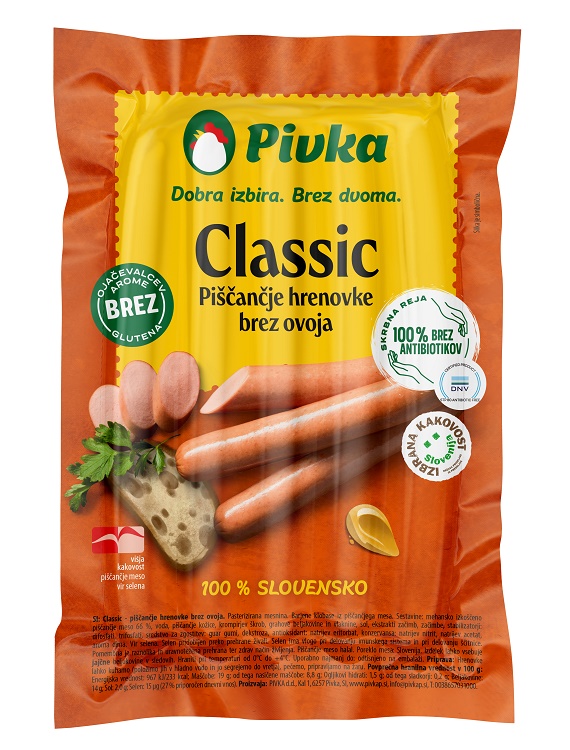 PIVKA kipknakworst 600g