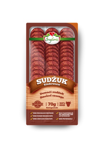 Sudzuk 70g - gesneden Brajlovic
