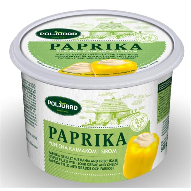 Paprika sa kajmakom 500g Poljorad