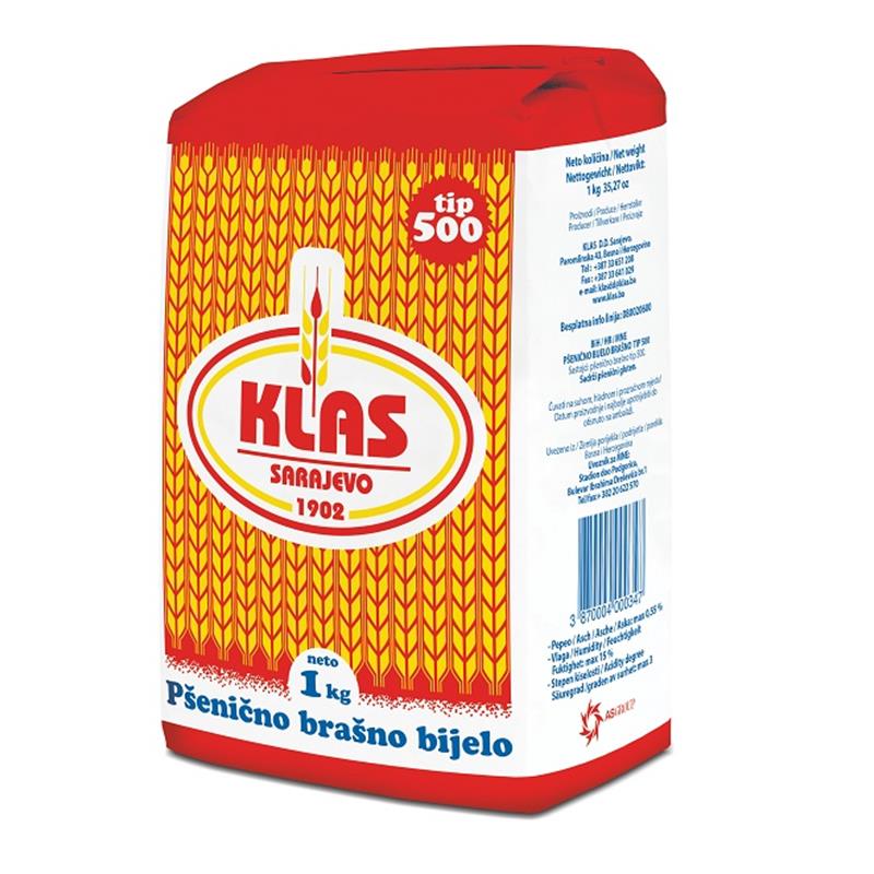 KLAS- TIP 500 Tarwe meel 1kg