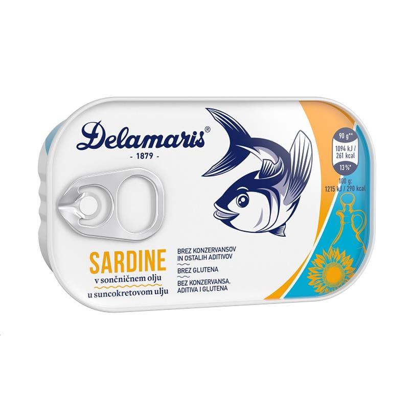 Delamaris Sardine in olie 90g