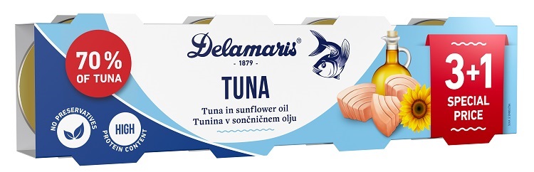 Delamaris Tuna-Steak 4x80g