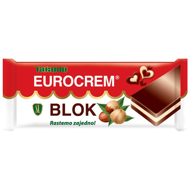 Euroblok chocolade 90gr Swisslion