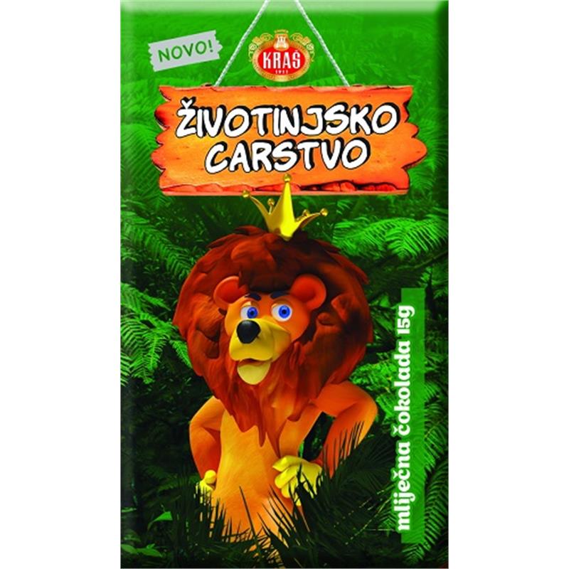 Zivotinjsko carstvo 15g melkchocola