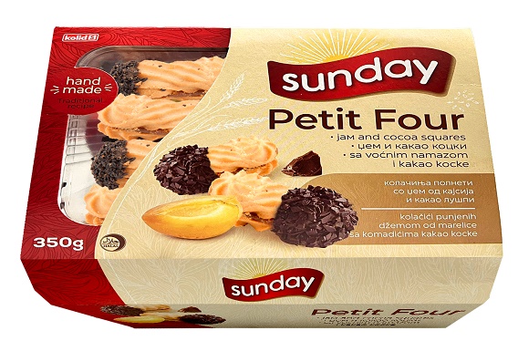 SUNDAY Petit Four Choco Abrikozen 350g