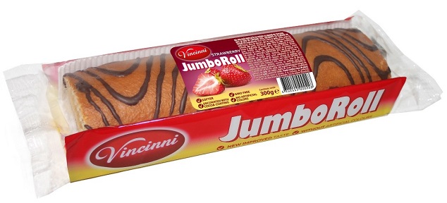 Vincini Jumbo Roll Aardbei 300g