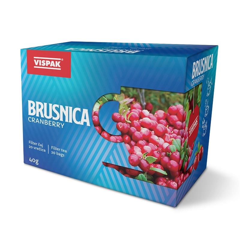 Brusnica- Cranberrie thee 40g VISPAK