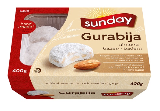 SUNDAY Gurabija met amandelen 400g