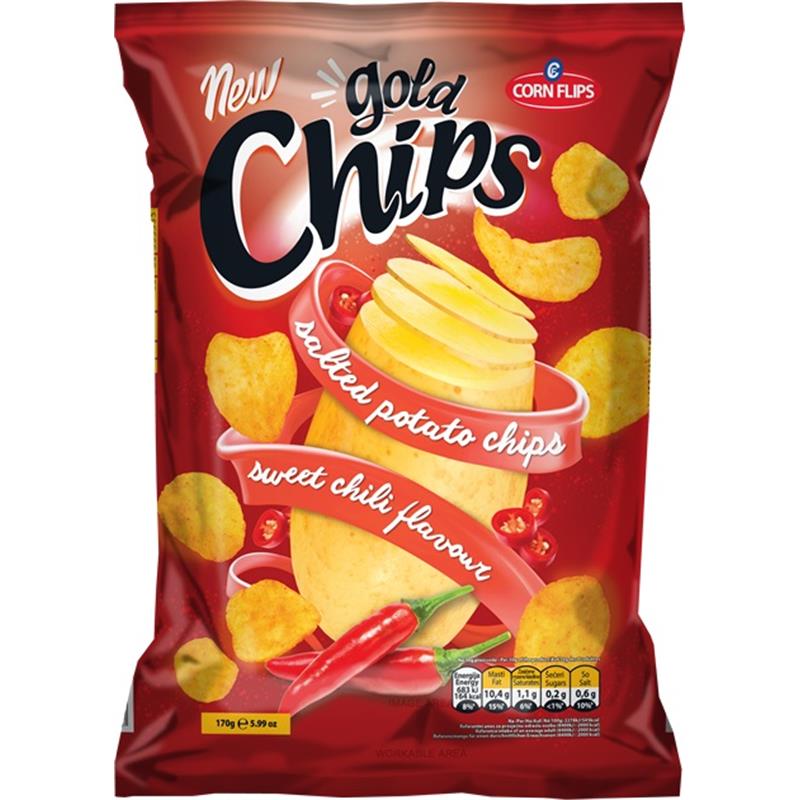 GOLD Chips CHILLI 170g