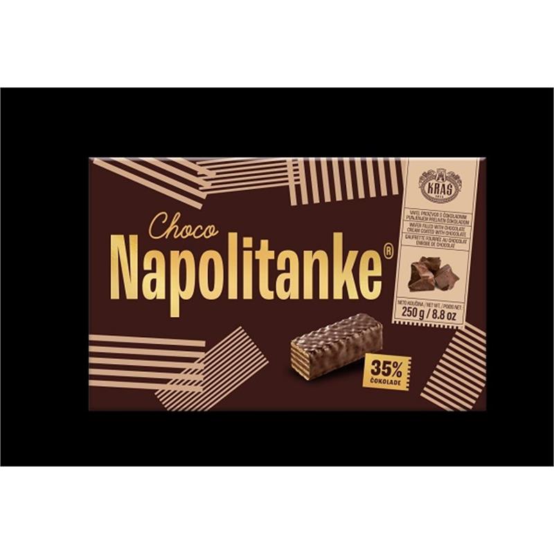 Kras wafel chocolade coating 250 g