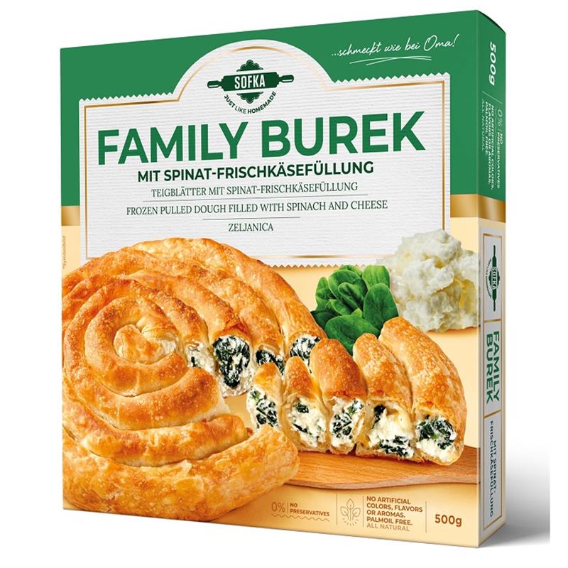 SOFKA FAMILY BUREK met spinazie 500g