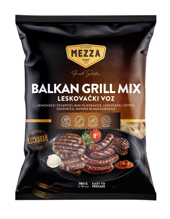 MEZZA Balkan grill mix 980g