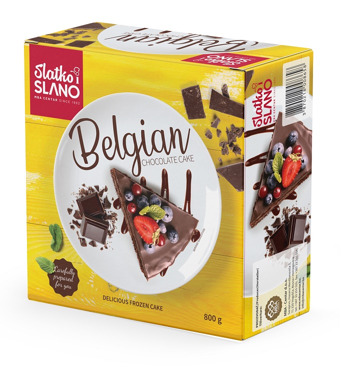 Belgian cake -frozen 800g