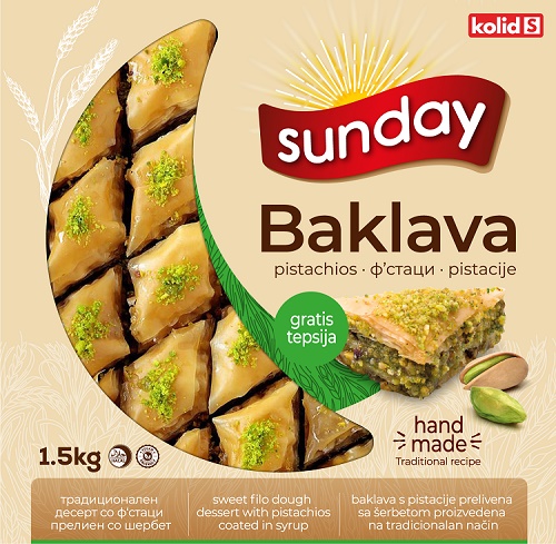 SUNDAY BAKLAVA 1,5kg pistache