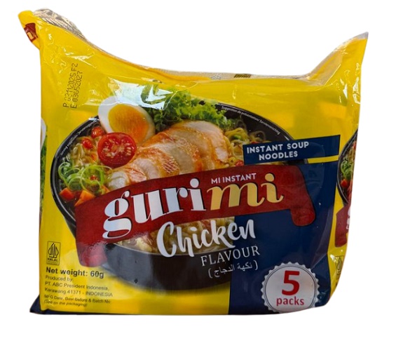 GURIMI Chicken Noodle bag 5-pack