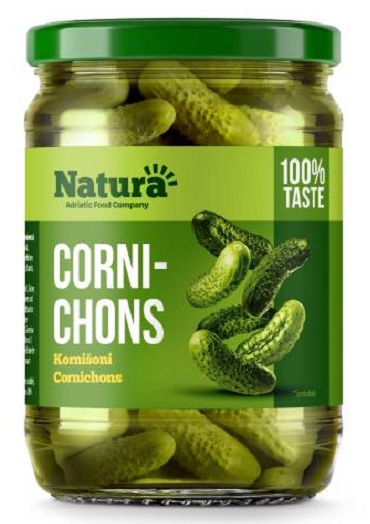 Cornichons 720ml Natura