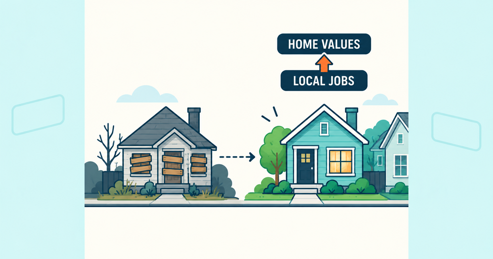 How Private Real Estate Developers Boost Home Values, Jobs, and Local Economies