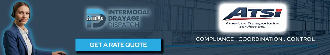 Intermodal Drayage Dispatcher providing rate quotes for ATSI Long Beach reefer logistics, ensuring COI compliance and fast 15-minute gate turns.