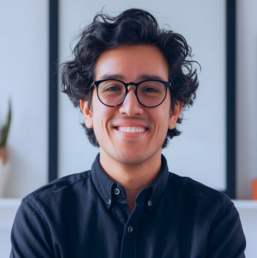 Confident Young Man In Modern Workspace