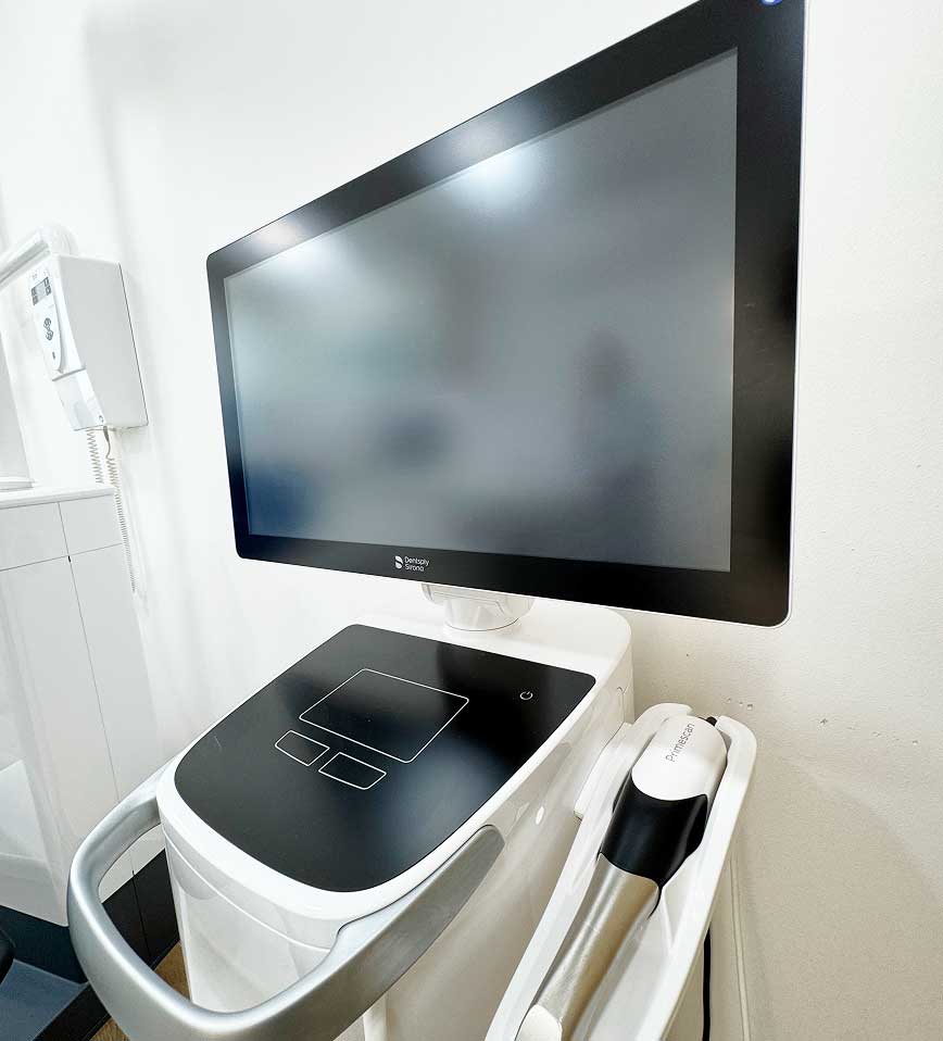 Photo du matériel d’empreinte numérique dentaire du cabinet dentiste Jouve dans le 13011 à Marseille.