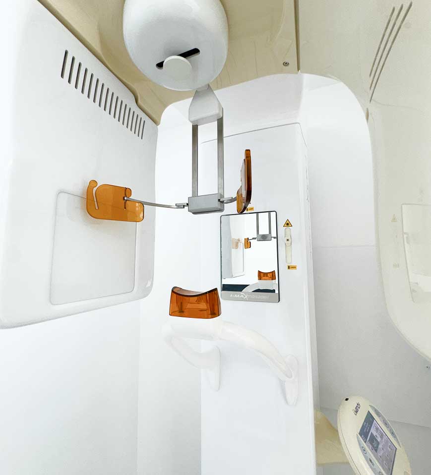 Photo du matériel de panoramique dentaire du cabinet dentiste Jouve dans le 13011 à Marseille.