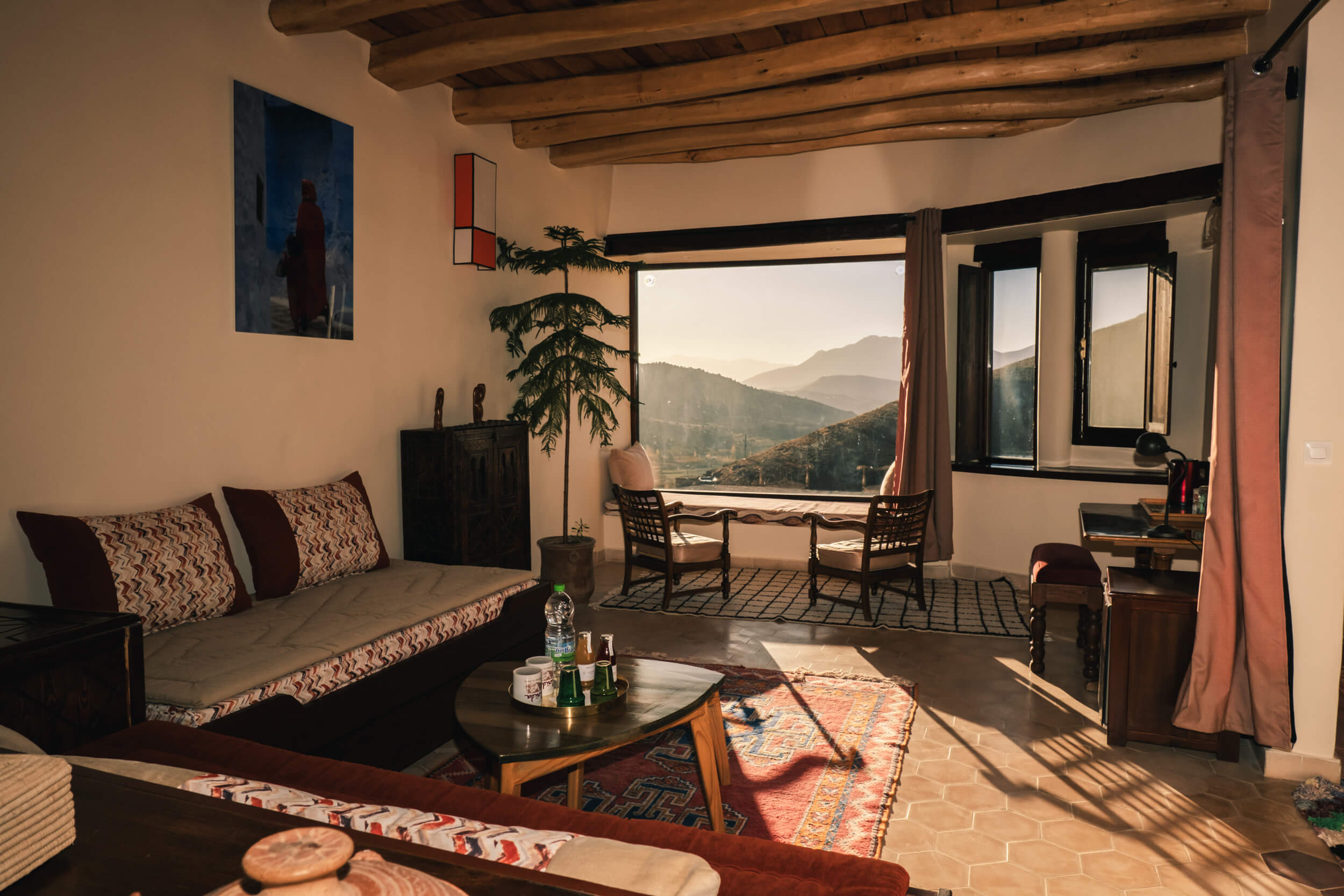 La Suite d'écolodge Touda dans la Vallée d'Ait Bougemez, Haut Atlas, séjour en famille