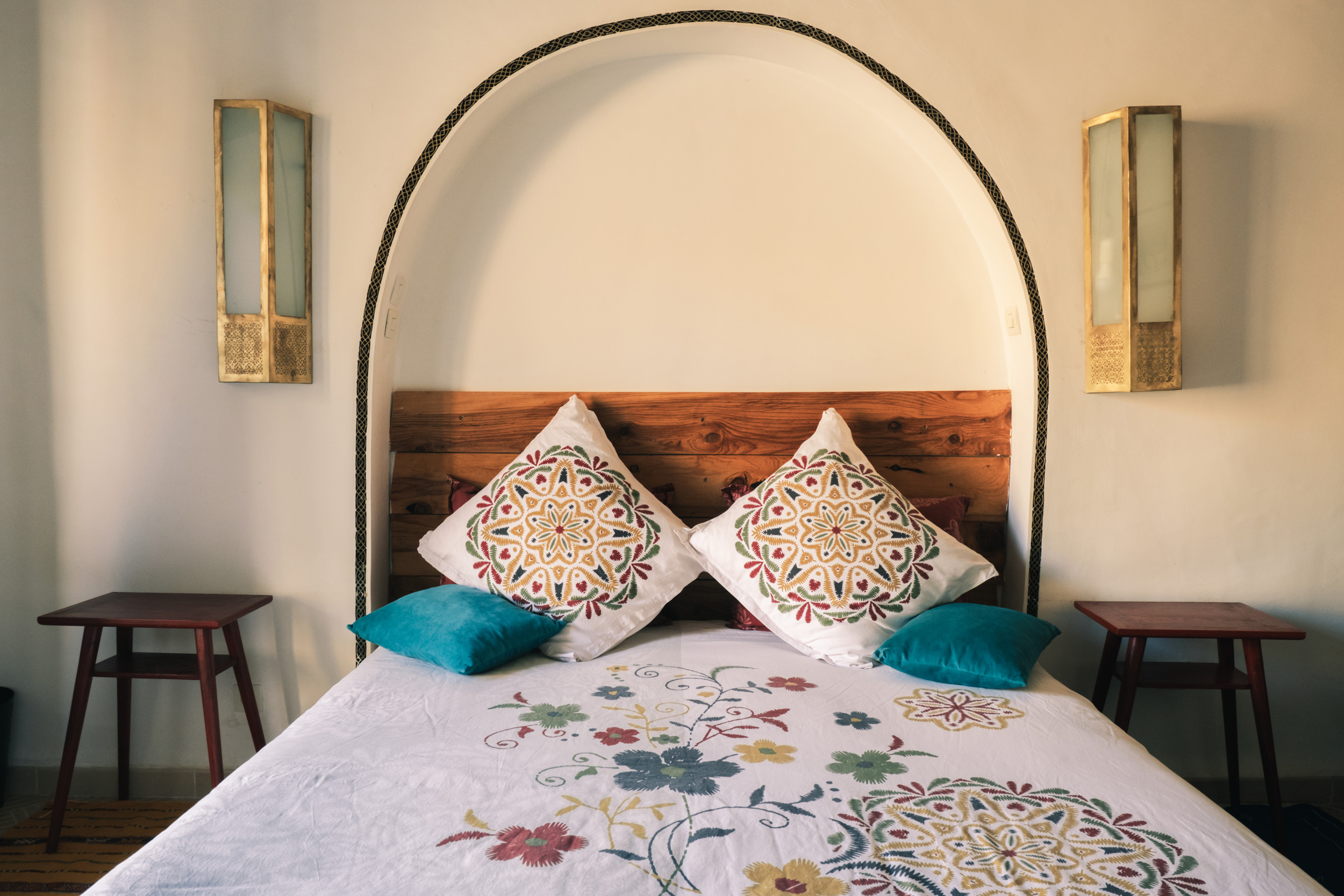 Chambre chaleureuse d'écolodge dans la Vallée d'Ait Bougemez, Haut Atlas