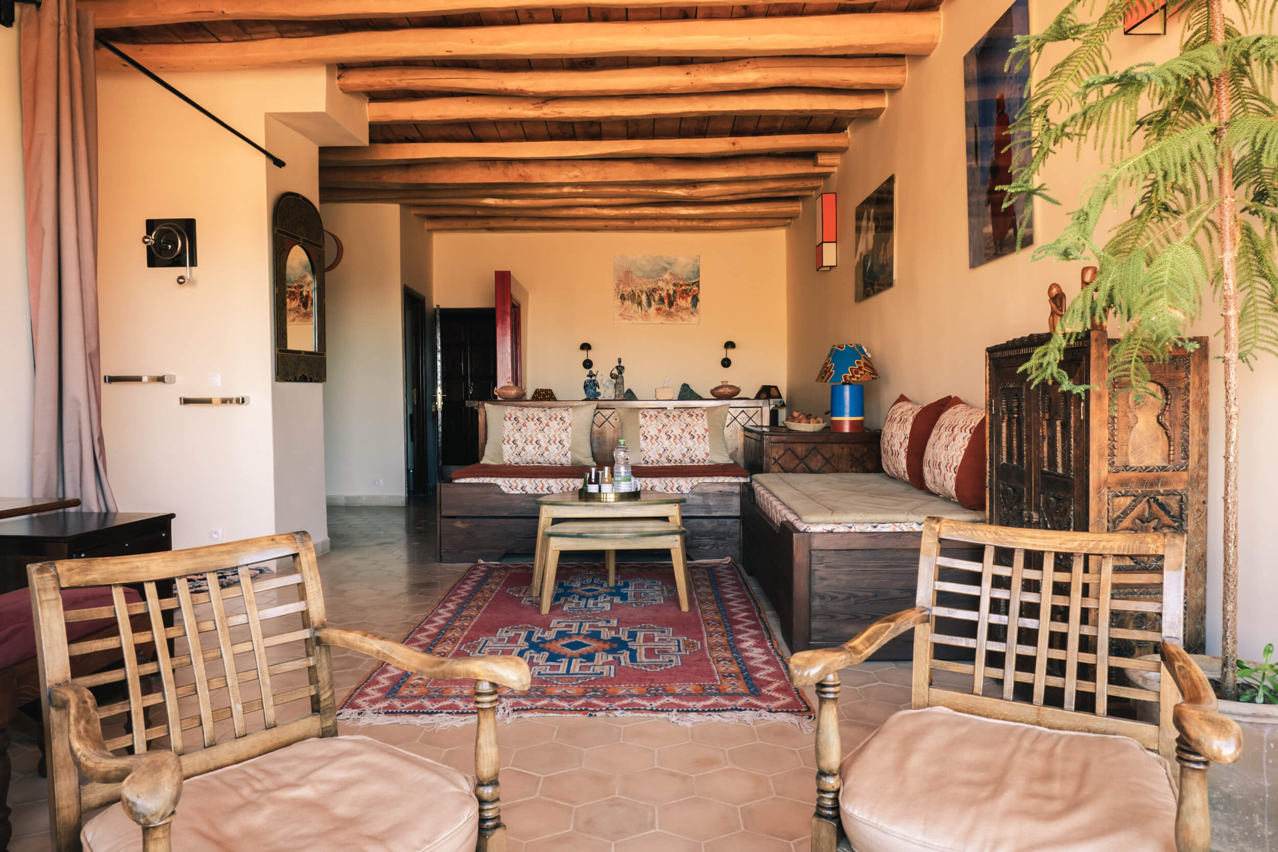 Séjour chaleureux d'écolodge dans la Vallée d'Ait Bougemez, Haut Atlas, Maroc