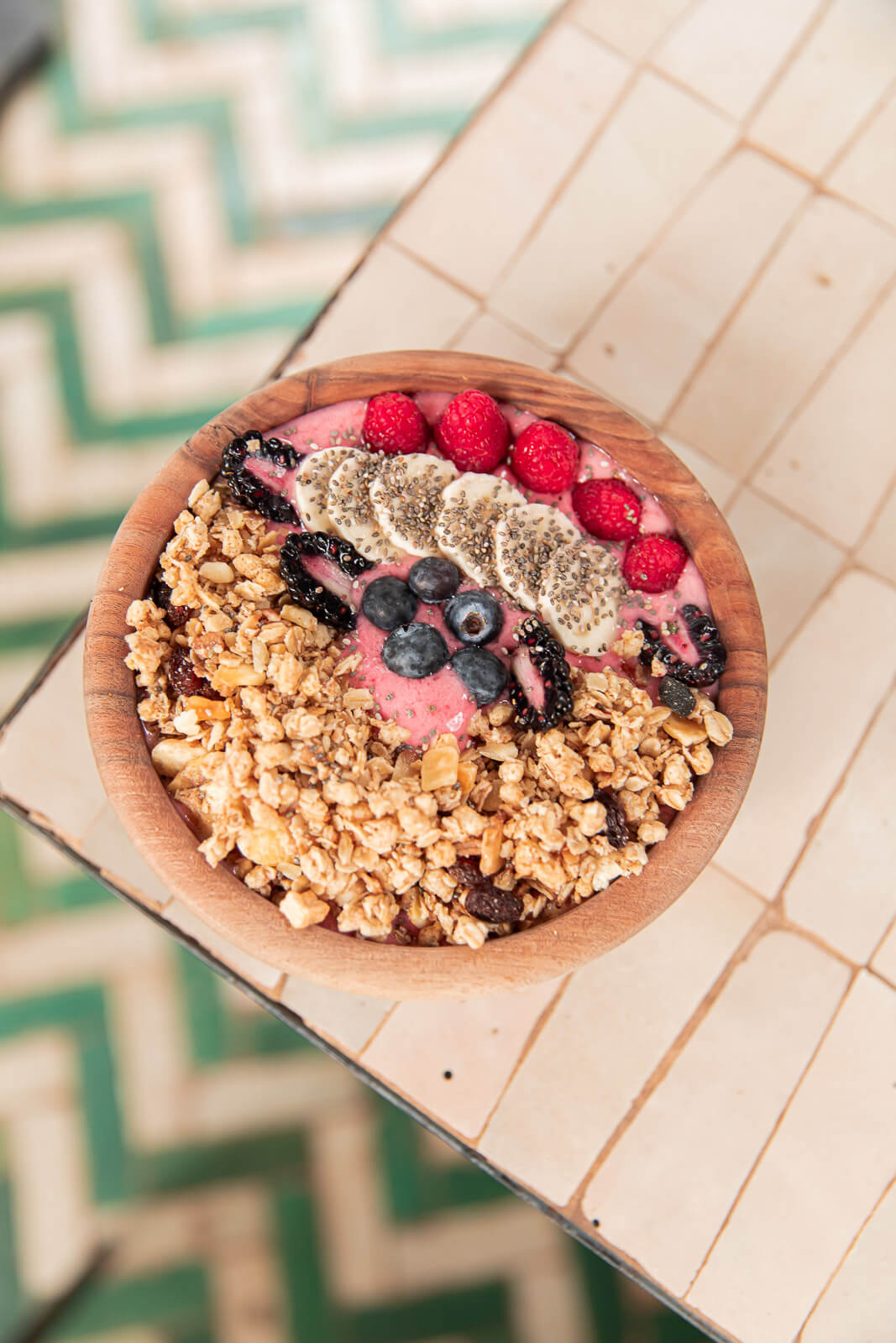 Le smoothie bowl du Jardin de l'Hivernage