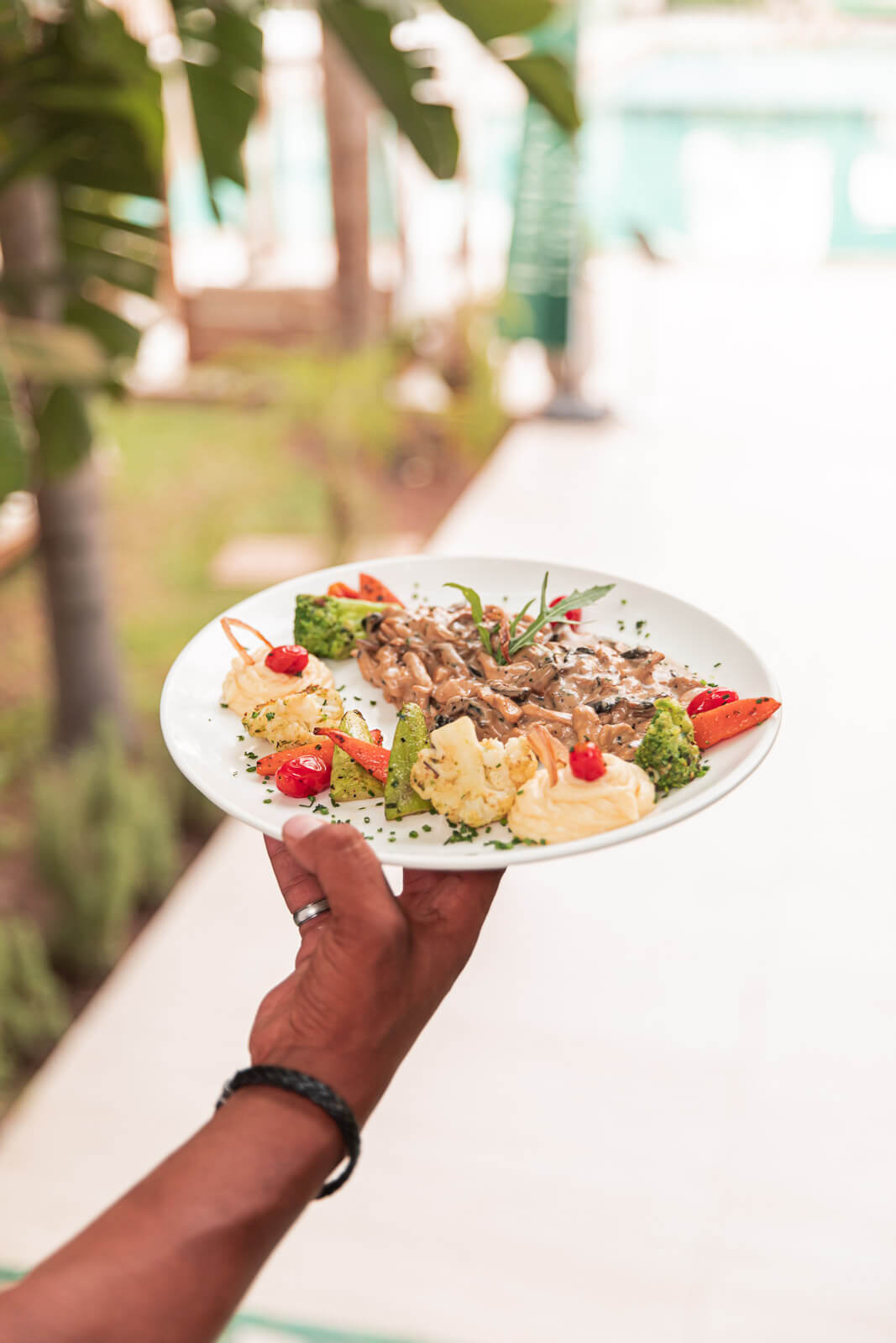 Un plat du snack du Jardin de l'Hivernage
