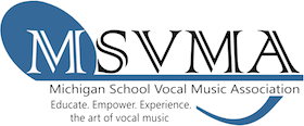 Michigan School Vocal Music Association logo