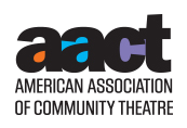American Association of Community Theatre logo