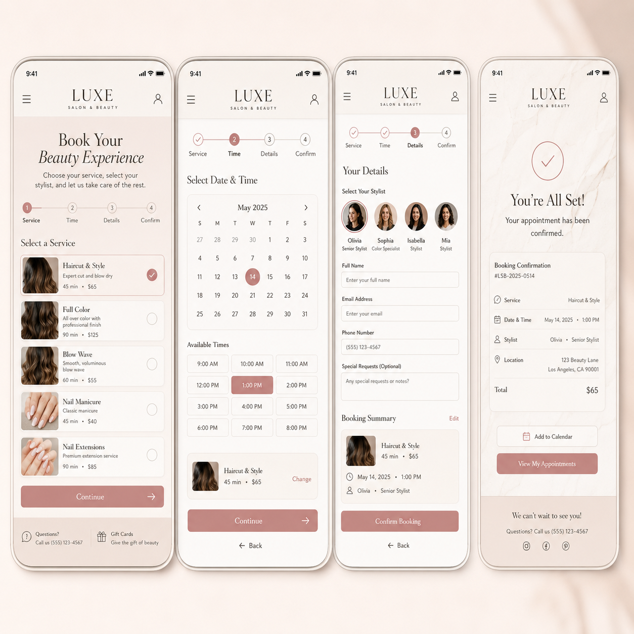 An example of a booking system built to turn enquiries into solid bookings