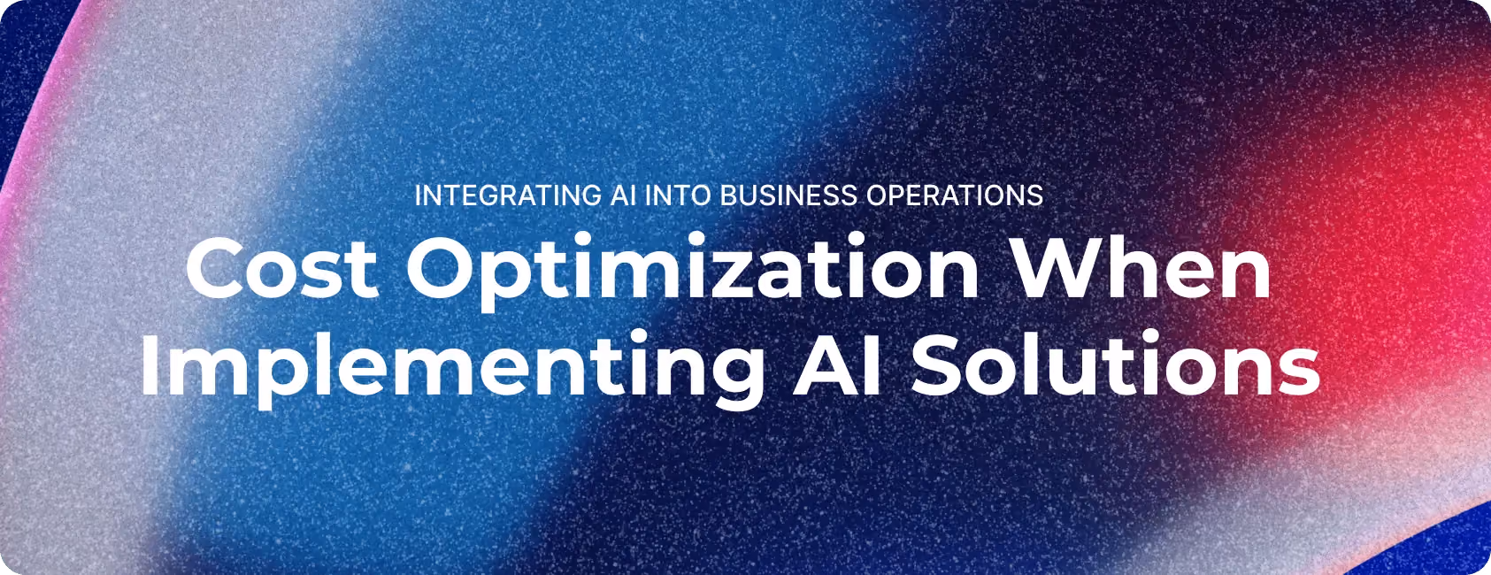 Cost Optimization in AI and Consulting Solutions