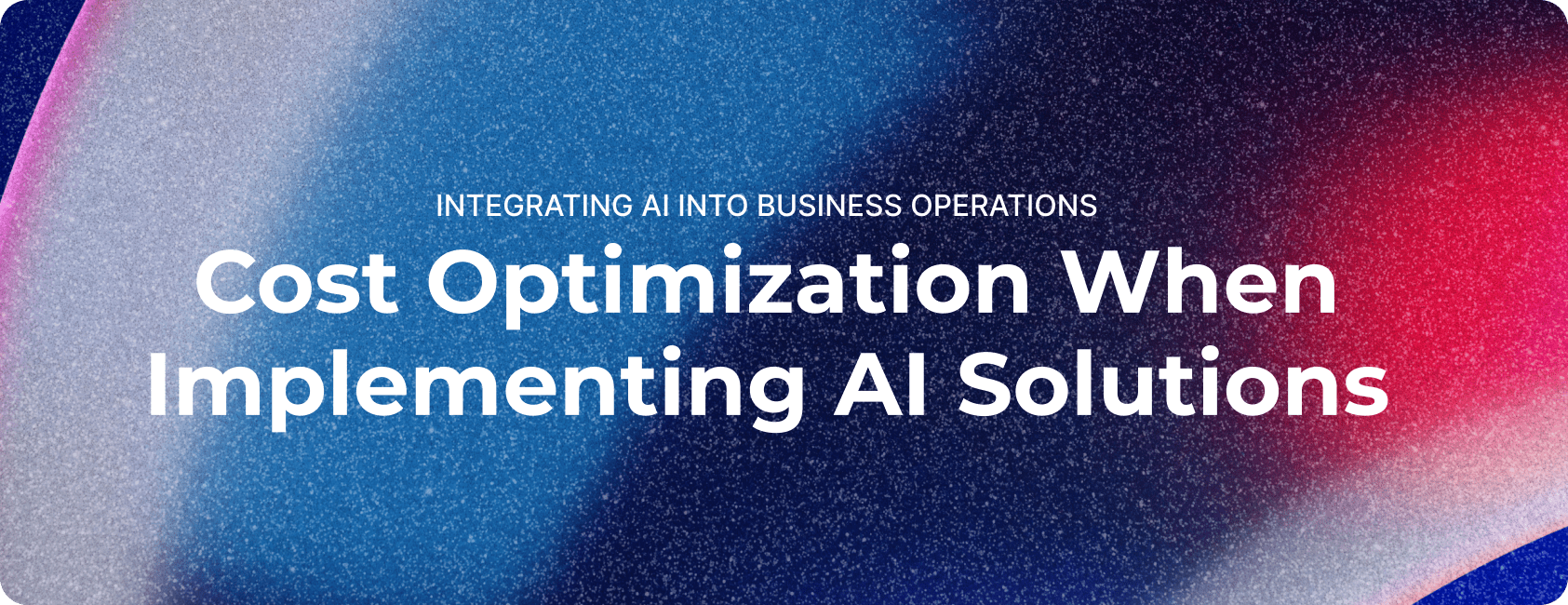 Cost Optimization in AI and Consulting Solutions
