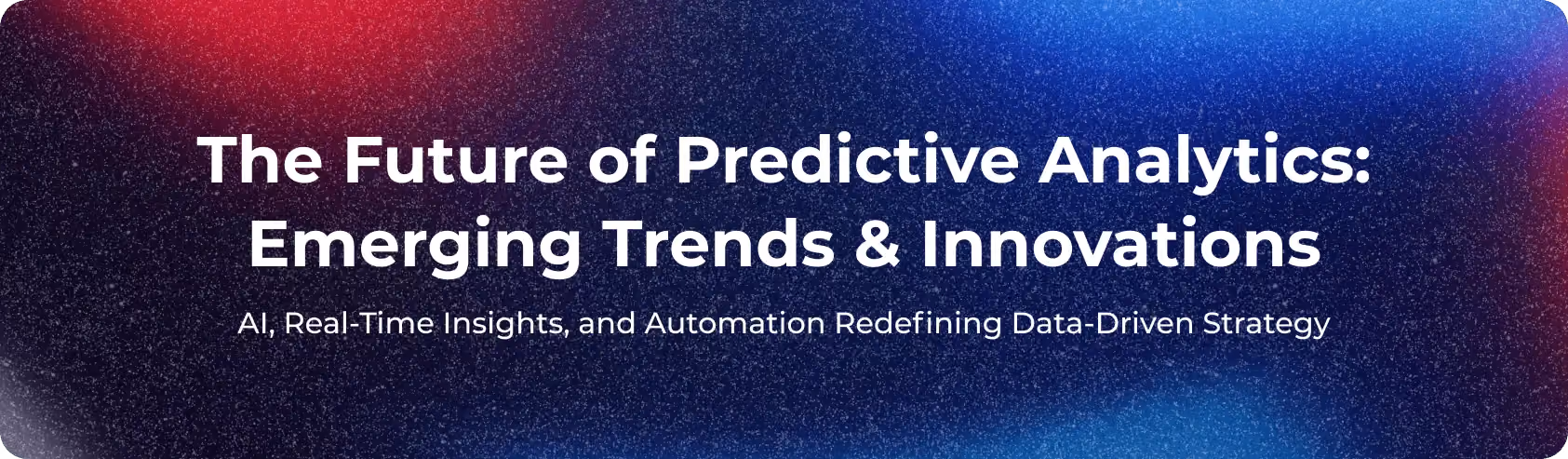Predictive Analytics for Strategic Planning