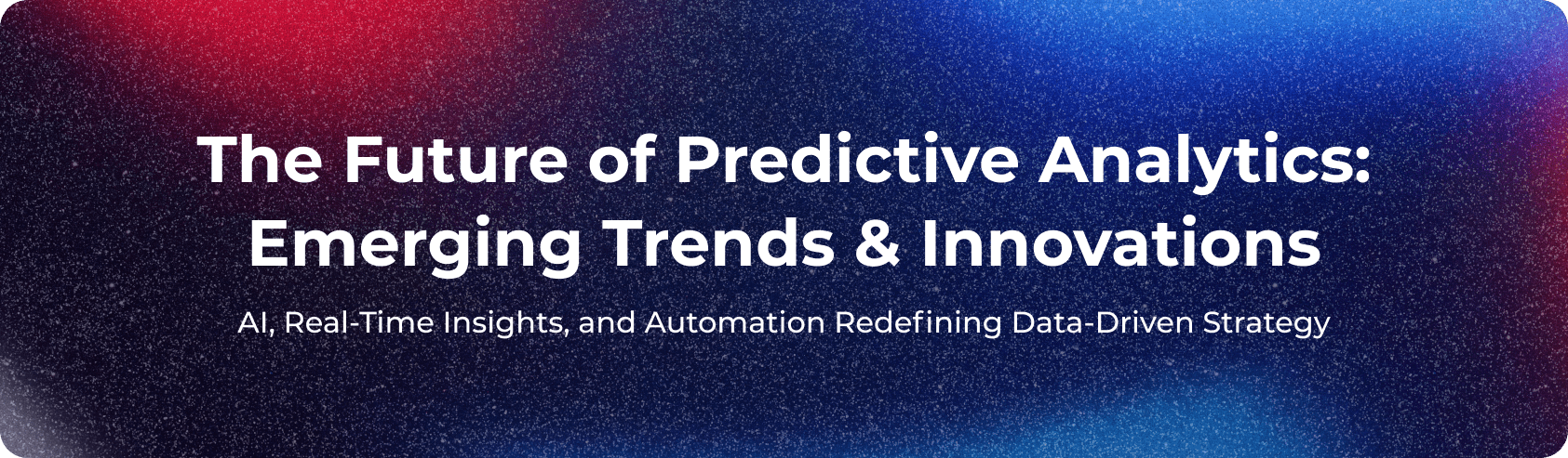 Predictive Analytics for Strategic Planning