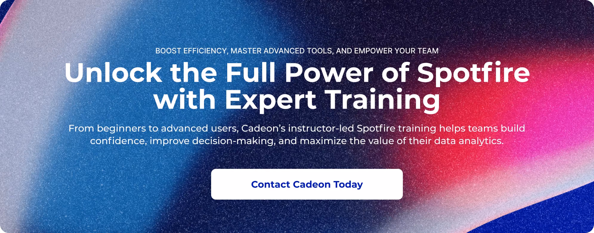 Spotfire Training Boosts Data Analytics Efficiency