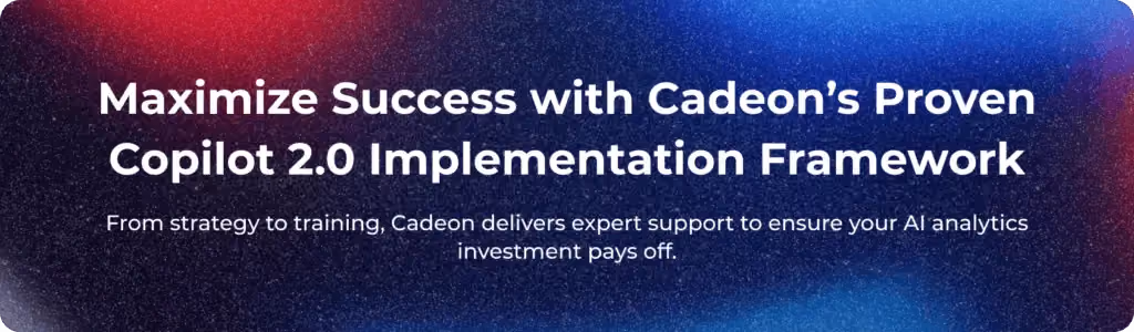 Maximize Success with Cadeon’s Proven Copilot 2.0 Implementation Framework