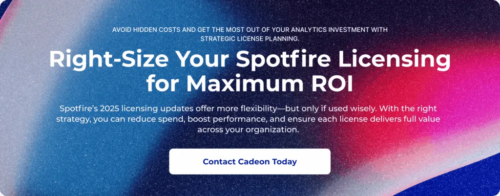 Right-Size Your Spotfire Licensing for Maximum ROI