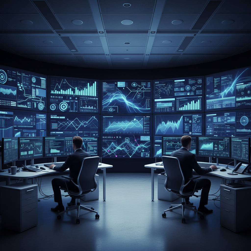 Operations control room monitoring governed data architecture for operational dashboards