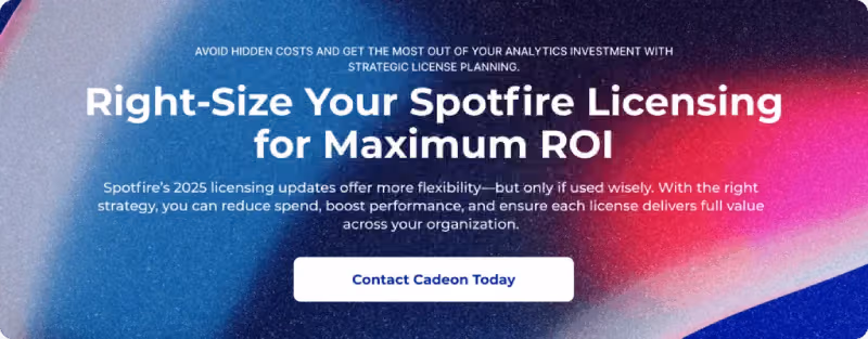 Navigating the Future: Making Sense of Spotfire’s New Pricing and Licensing in 2025