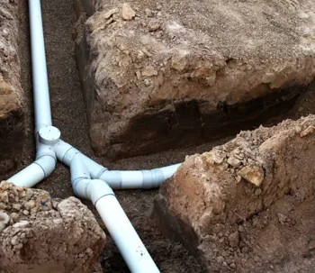 PVC and cast iron pipes for drain 